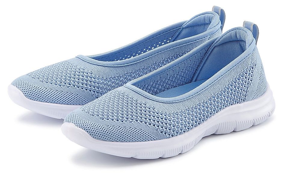 LASCANA Halbschuh, Sneaker Ballerinas ultraleichter Slipper, Freizeitschuh günstig online kaufen