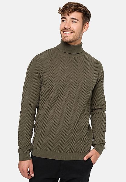 Indicode Rollkragenpullover Herren Saini Strickpullover Herrenpullover günstig online kaufen