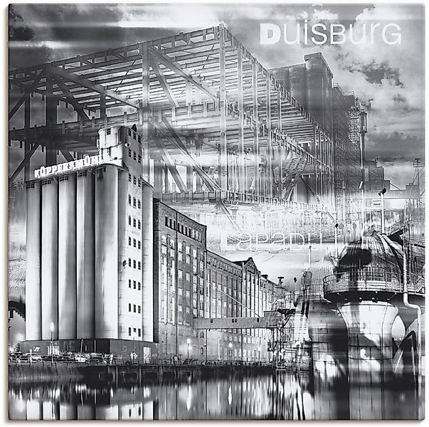 Artland Wandbild »Duisburg Skyline Collage III« Deutschland 1 Stk. tlg. als günstig online kaufen