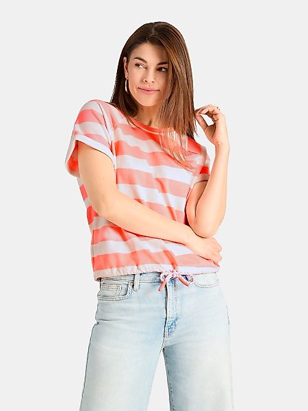 Lieblingsstück T-Shirt "SallyL" mit Bindeband im Saum günstig online kaufen