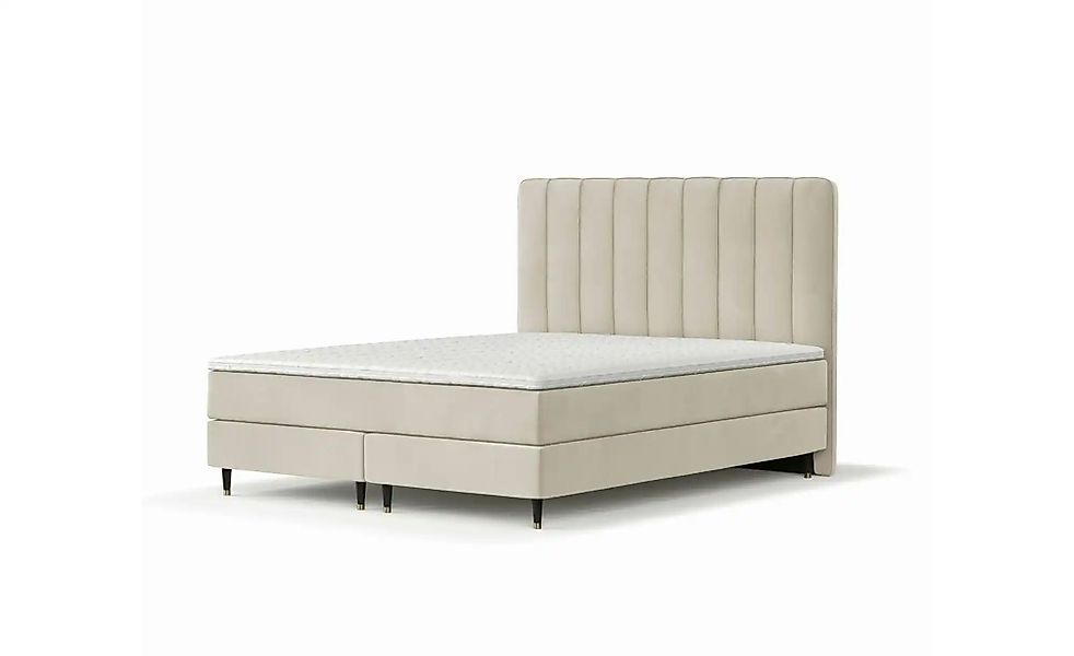 Boxspringbett   ¦ beige ¦ Maße (cm): B: 122 H: 120 Betten > Komfortbetten - günstig online kaufen