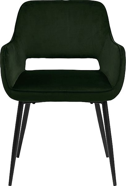 ACTONA GROUP Esszimmerstuhl "Ranja Polsterstuhl", Samtstoff, 2er Set, Metal günstig online kaufen