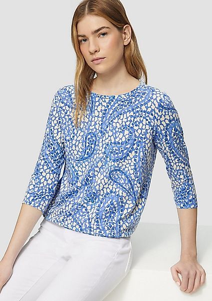 s.Oliver 3/4-Arm-Shirt T-Shirt Shirt aus Viskosestretch in O-Shape günstig online kaufen