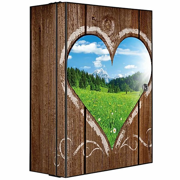 Banjado XXL Medizinschrank Abschliessbar 35x46x15cm Arzneischrank Anthrazit günstig online kaufen