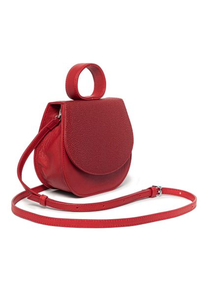 GRETCHEN Schultertasche "Ebony Mini Loop Bag" aus italienischem Kalbsleder günstig online kaufen
