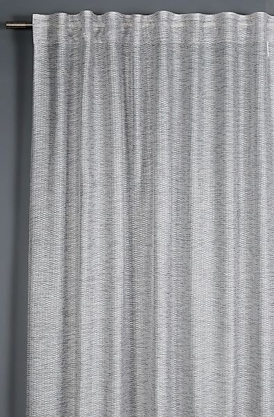 Gardine »Schal Jacquard-Voile Webmuster«, (1 St.), mit Gardinenband und ver günstig online kaufen