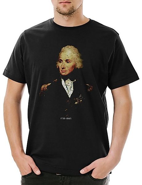 Urban Backwoods Print-Shirt Horatio Nelson Herren T-Shirt 1st Viscount Nels günstig online kaufen