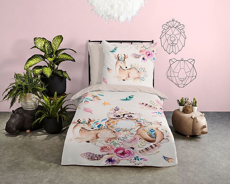 PURE luxury collection Kinderbettwäsche »Meandra«, Mikrofaser, 135x200, Pfl günstig online kaufen