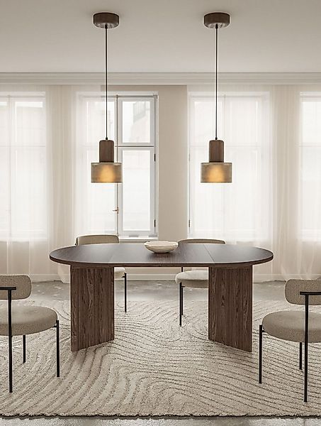 Selsey Esstisch OVO, Ausziehtisch - rund, bis 190 cm erweiterbar günstig online kaufen