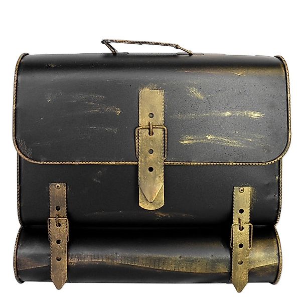 HMF 505-23 Briefkasten Antik SCHULRANZEN 122 36 x 41 x 85 cm Gold günstig online kaufen