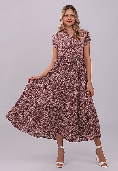 YC Fashion & Style Sommerkleid aus 100 % Viskose Alloverdruck günstig online kaufen