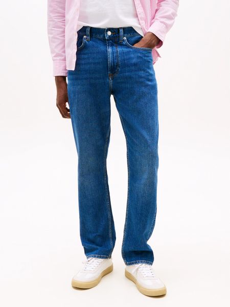 Tommy Hilfiger Straight-Jeans in blauer Waschung günstig online kaufen