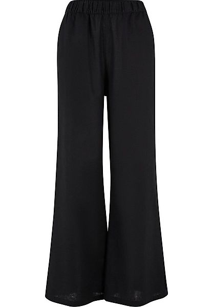 URBAN CLASSICS Stoffhose Urban Classics Damen Ladies Linen Mixed Wide Pants günstig online kaufen