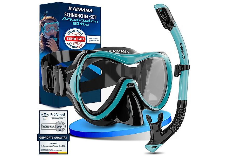 KAIMANA Tauchermaske AquaVision Elite Schnorchelset für Erwachsene inkl. Tr günstig online kaufen