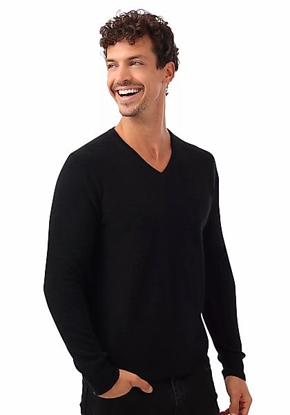 Zwillingsherz Kaschmirpullover, mit V-Ausschnitt und elegantem Fit günstig online kaufen