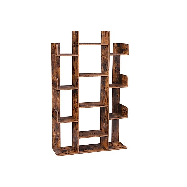 Vasagle Bücherregal Baum-Form 25 cm x 86 cm x 140 cm Vintagebraun günstig online kaufen