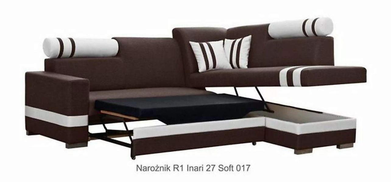 JVmoebel Ecksofa Design Ecksofa Couch Wohnlandschaft Schlafsofa Schlafsofa günstig online kaufen