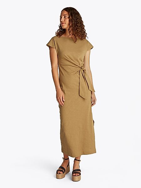Tommy Hilfiger Midikleid KNOT BOAT-NK MIDI günstig online kaufen