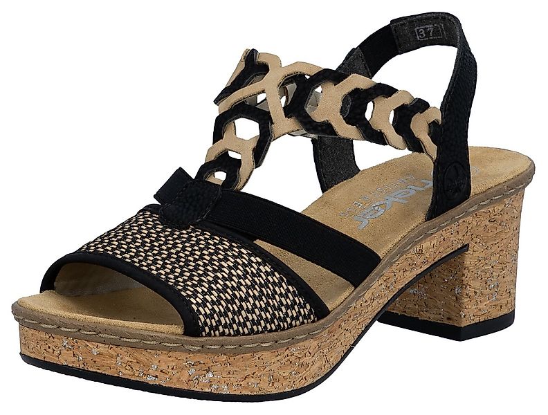 Rieker Sandalette, Sommerschuh, Sandale, Plateauabsatz, in elegantem Look günstig online kaufen