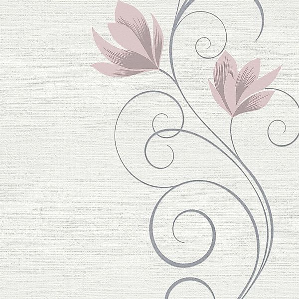 Erismann Strukturtapete 10009-05 Vlies Blumen Floral günstig online kaufen