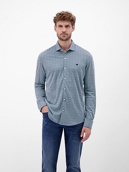 LERROS Langarmhemd mit Logo Stickerei günstig online kaufen