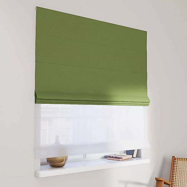 Dekoria Doppelraffrollo Duo, grün, 100 x 170 cm günstig online kaufen