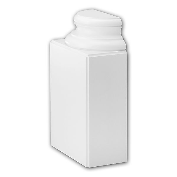 PROFHOME 117100 Halbsäulen Sockel Säule Zierelement Stuckdekor 39,1 cm x 69 günstig online kaufen
