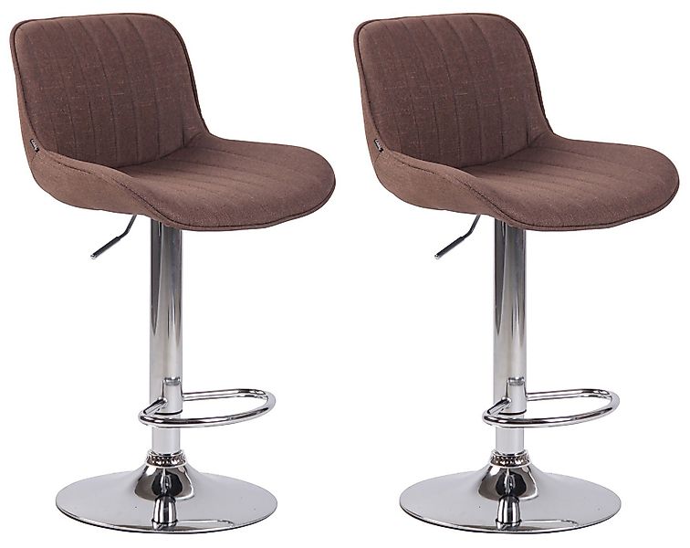 CLP Barhocker Lentini Stoff (2er Set, günstig online kaufen