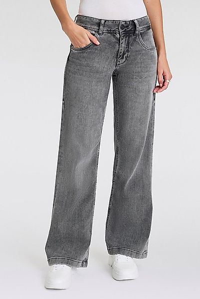 Herrlicher Bootcut-Jeans Edna Denim Brushed mit markanten Taschenabnähern h günstig online kaufen