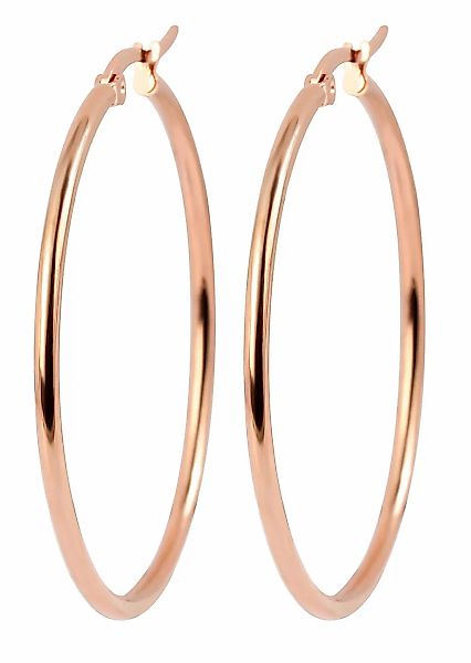 Adelia´s Paar Creolen "Damen Ohrringe – Creole aus Edelstahl" Perfekt als G günstig online kaufen