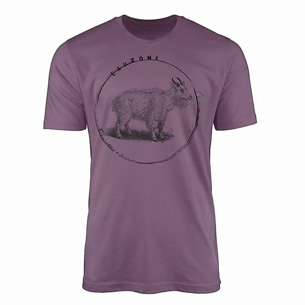 Sinus Art T-Shirt Evolution Herren T-Shirt Bergziege günstig online kaufen