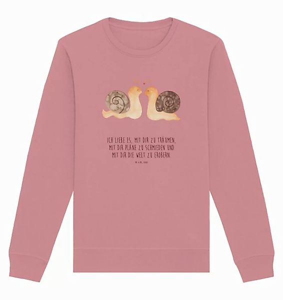 Mr. & Mrs. Panda Longpullover Größe M Schnecken Liebe - Canyon Pink - Gesch günstig online kaufen