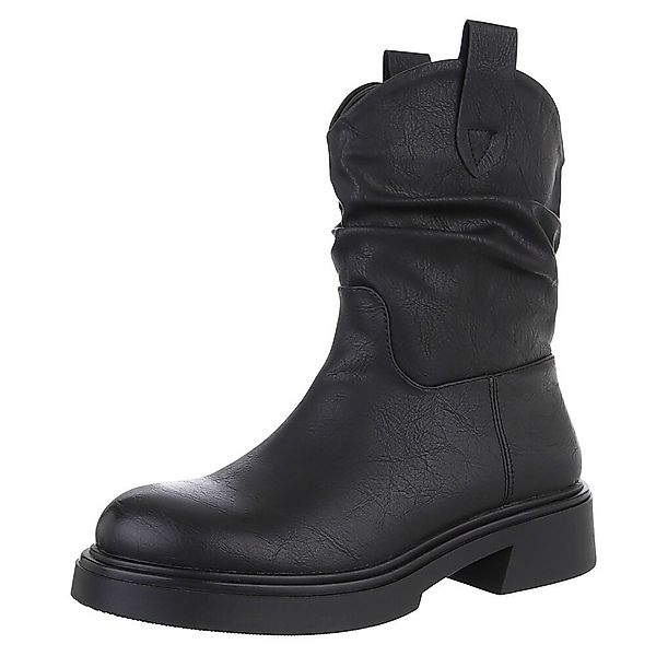 Ital-Design Damen Freizeit Plateaustiefelette (87740212) Blockabsatz günstig online kaufen