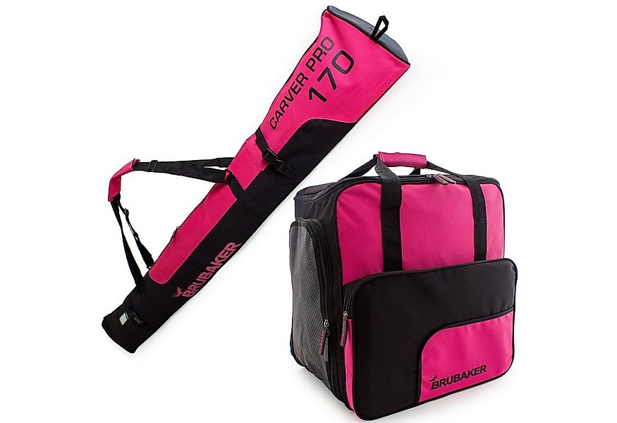 BRUBAKER Sporttasche Carver Pro Skitasche Kombi Set (2-tlg., reißfest und n günstig online kaufen