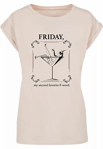 MisterTee T-Shirt "MisterTee Damen Ladies F-Word Extended Shoulder Tee", (1 günstig online kaufen