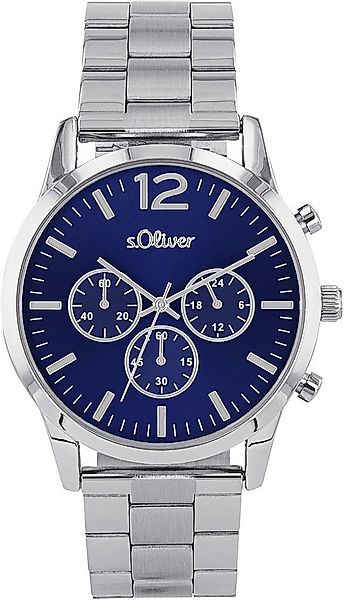 s.Oliver Chronograph 2038383, Armbanduhr, Quarzuhr, Herrenuhr, Stoppfunktio günstig online kaufen