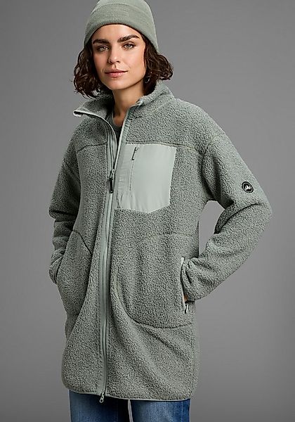 Polarino Fleecejacke Teddy Fleece Jacke, Oversize günstig online kaufen