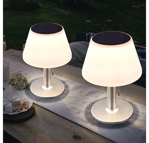 Expo Börse Gartenleuchte, LED-Leuchtmittel fest verbaut, Kaltweiß, 2er Set günstig online kaufen