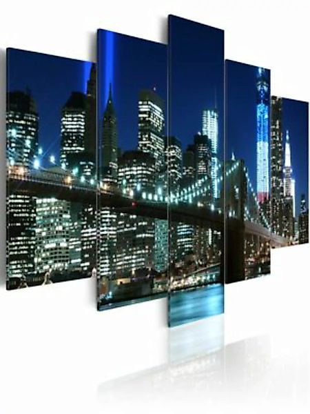 artgeist Wandbild Blaues New York mehrfarbig Gr. 200 x 100 günstig online kaufen
