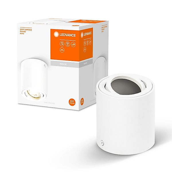 Ledvance Spot 1-flammig Weiß Ø 8 cm günstig online kaufen