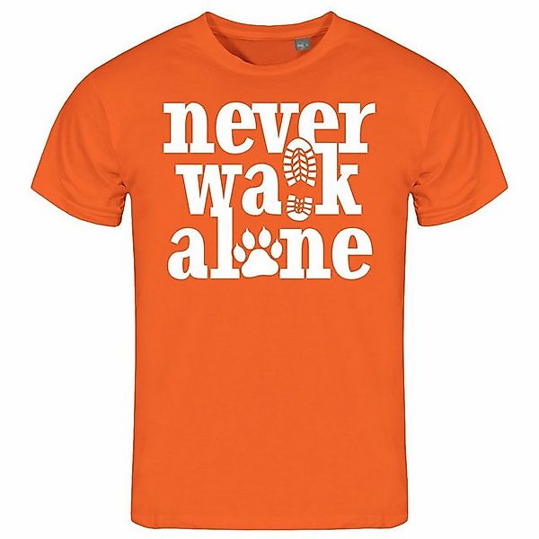 deinshirt Print-Shirt Herren T-Shirt Never walk alone Funshirt mit Motiv günstig online kaufen