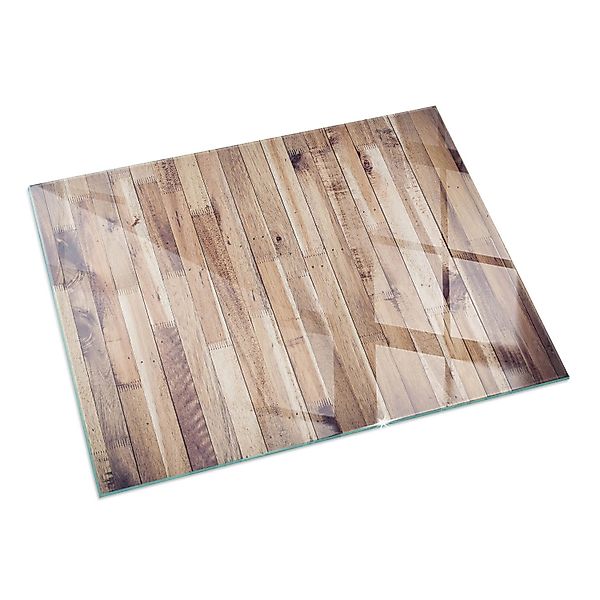 Tulup Glasplatte für Kamin Holzbrett im Layout Funkenschutzplatte Kaminöfen günstig online kaufen