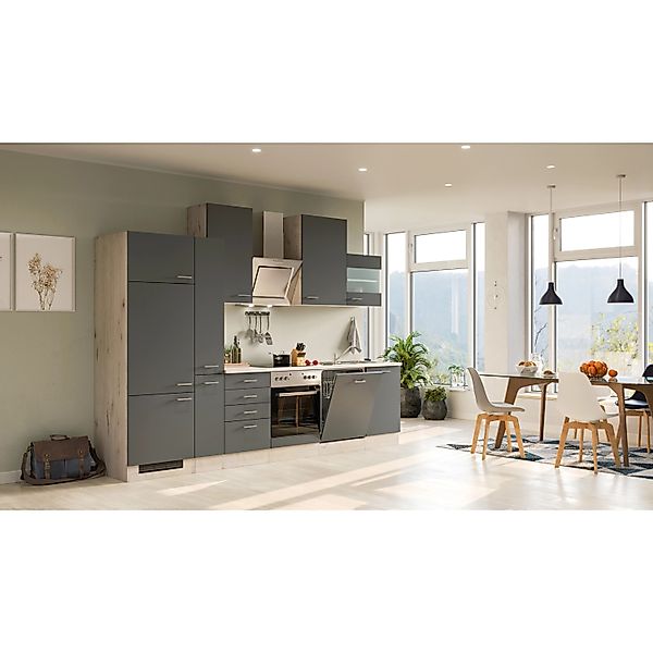 Flex-Well Küchenzeile "Morena" wahlw. mit E-Geräten, Breite 310 cm, viele F günstig online kaufen