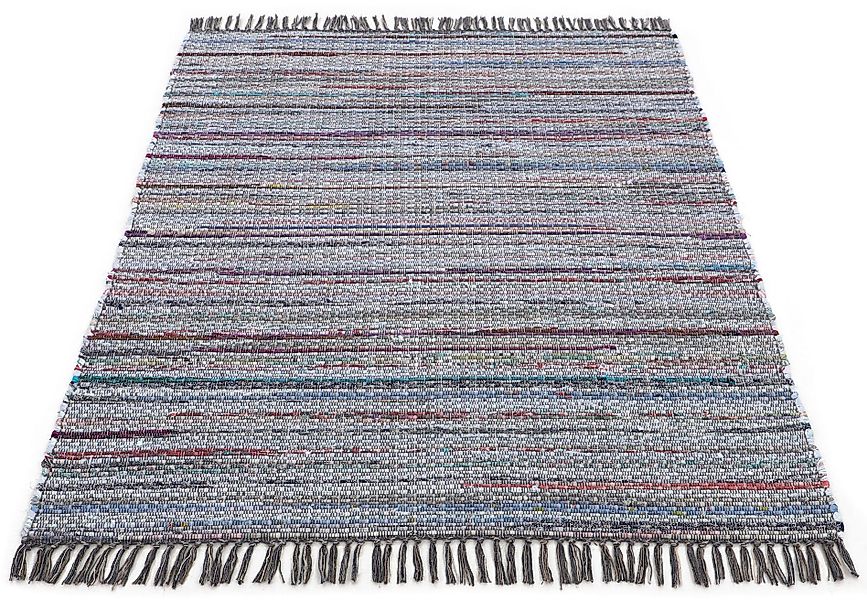 carpetfine Teppich "Kelim Chindi, Wendeteppich" rechteckig 6 mm Höhe handge günstig online kaufen