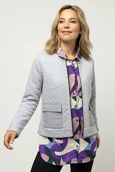 Gina Laura Kurzjacke Jersey-Steppjacke Boxy Fit Nylon-Taschen günstig online kaufen