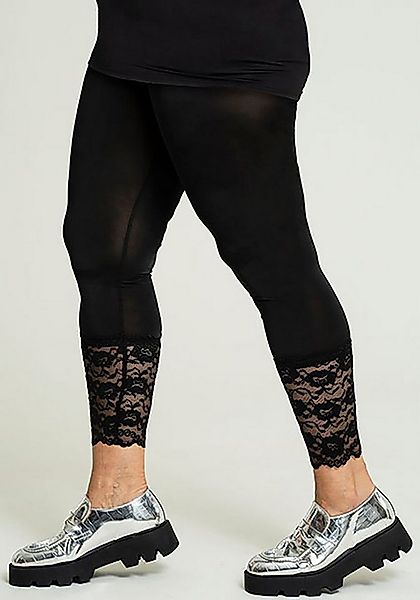 SANDGAARD Leggings LUXEMBOURG mit Spitze am Beinabschluss, Sommerhose günstig online kaufen