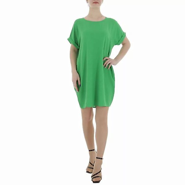 Ital-Design Tunikakleid Damen Freizeit (86164444) Kreppoptik/gesmokt Kleid günstig online kaufen