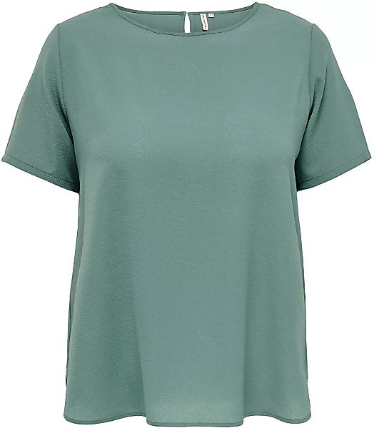 ONLY CARMAKOMA Blusenshirt Kurzarm Design Bluse Plus Size Curvy Shirt CARVI günstig online kaufen