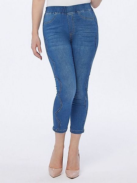 Body Needs Sweatjeans Jeggings figurbetont mit Strasssteinbesetzung günstig online kaufen