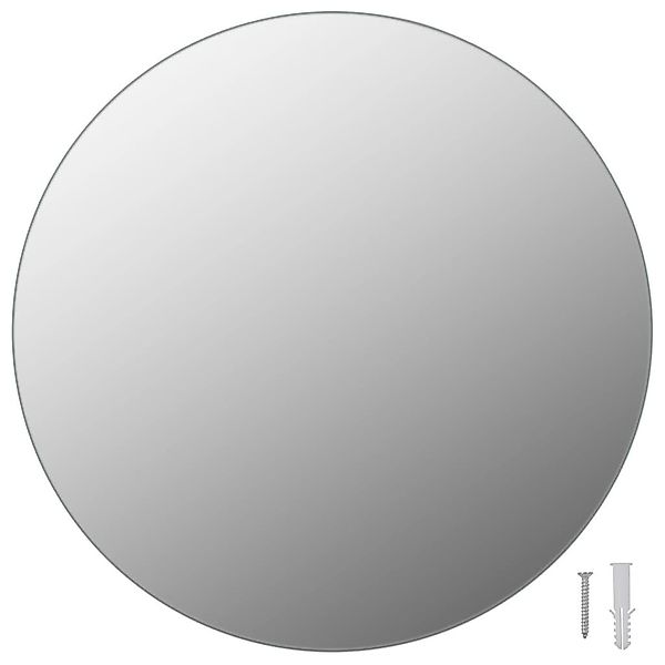 furnicato Wandspiegel 40 cm Rund Glas günstig online kaufen